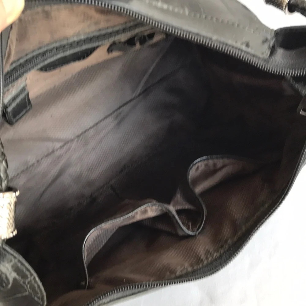 M.C. black bag with silver accents - Picture 8 of 10